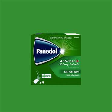 PANADOL ACTIFAST SOLUBLE 24S 500MG PARACETAMOL
