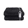 RUSSELL HOBBS LARGE MICROFLEECE HEATED THROW BLACK