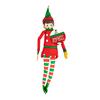 NAUGHTY ELF DOLL 12"
