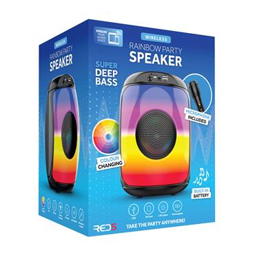 WIRELESS RAINBOW PARTY SPEAKER