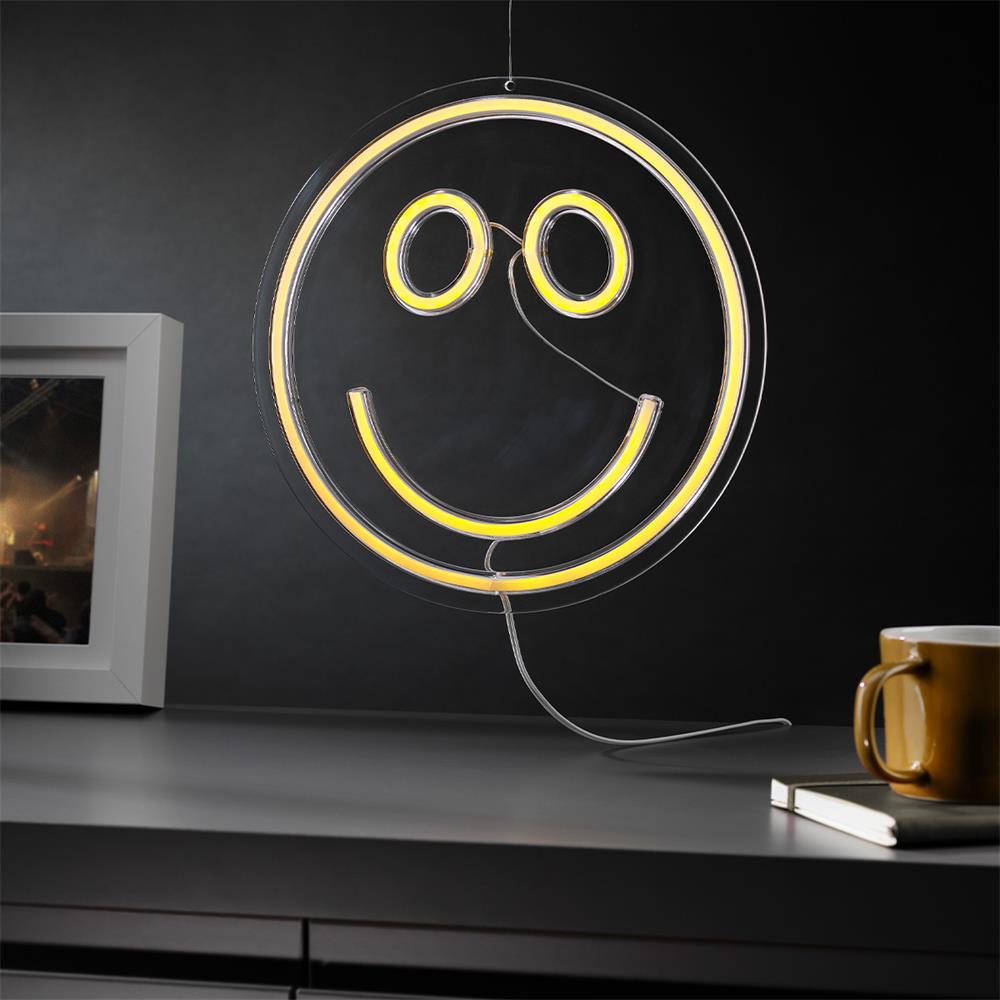 NEON LIGHT SMILEY FACE | CH Tralee | Ireland