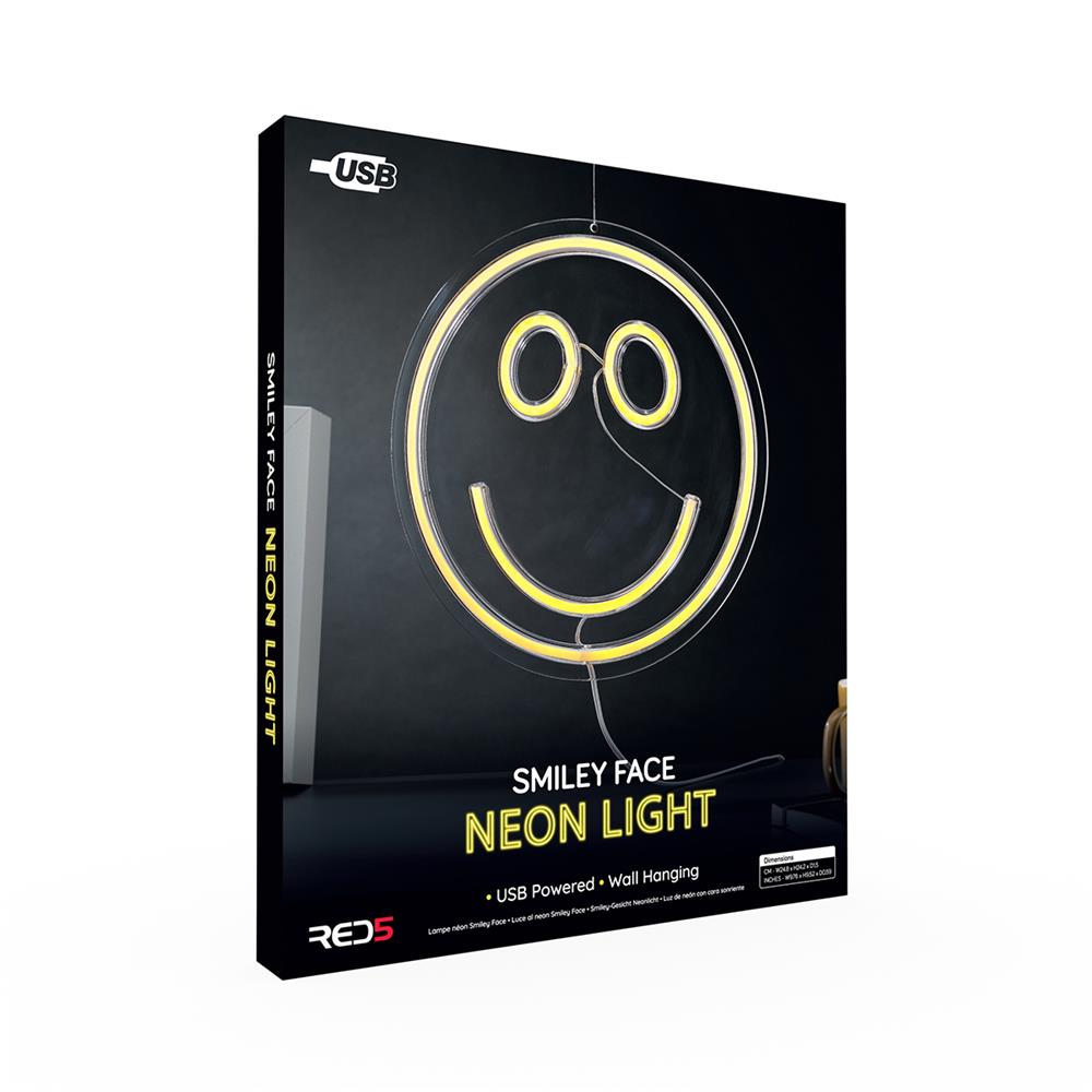 NEON LIGHT SMILEY FACE | CH Tralee | Ireland