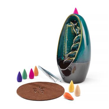 CASCADING SMOKE INCENSE BURNER