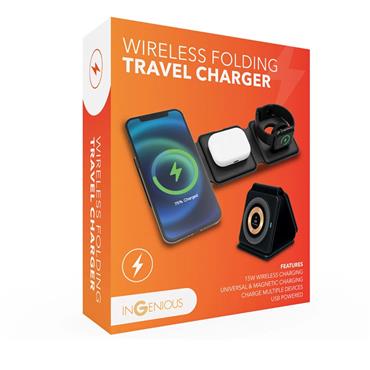WIRELESS FOLDING TRAVEL CHARGER