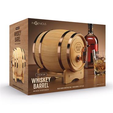 WHISKEY BARREL DRINKS DISPENSER