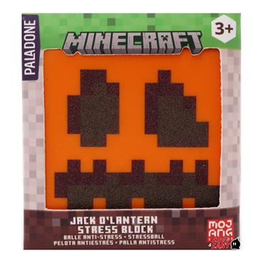MINECRAFT JACK O'LANTERN STRESS BLOCK