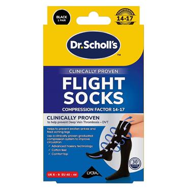 SCHOLL FLIGHT SOCKS BLACK UK 6-9