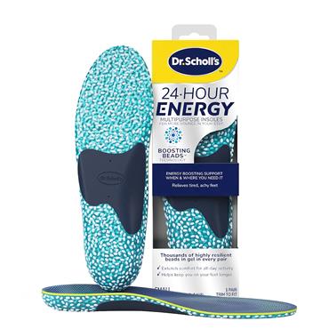 DR SCHOLLS 24 HOUR ENERGY INSOLES SMALL