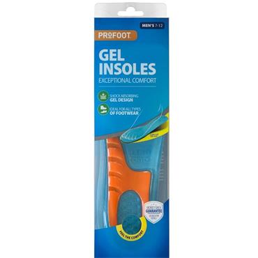 PROFOOT GEL INSOLES MENS 7-12