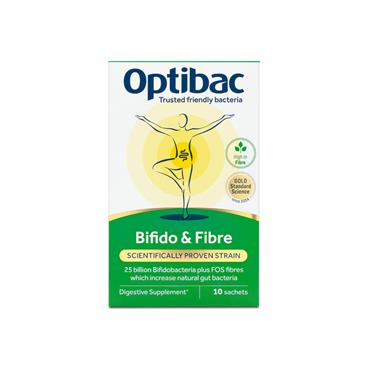 OPTIBAC BIFIDO & FIBRE PROBIOTICS  X10 SACHETS