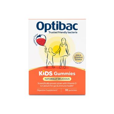 OPTIBAC KIDS GUMMIES STRAWBERRY PROBIOTICS 30S