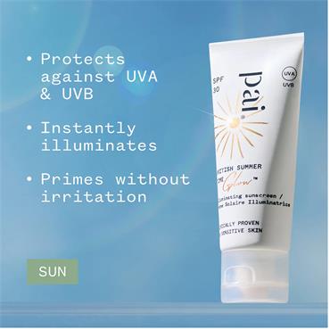 PAI BRITISH SUMMER TIME GLOW ILLUMINATING SUNSCREEN SPF30 40ML