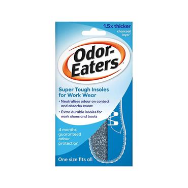 ODOR EATERS SUPER TOUGH INSOLES FOR WORK WEAR ONE SIZE