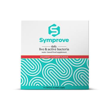 SYMPROVE STRAWBERRY AND RASPBERRY FLAVOUR 4X500ML 1 MONTH SUPPLY