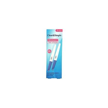 CLEAR & SIMPLE PREGNANCY TEST 2 PK
