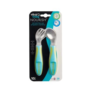 VITAL BABY ANGLED CUTLERY
