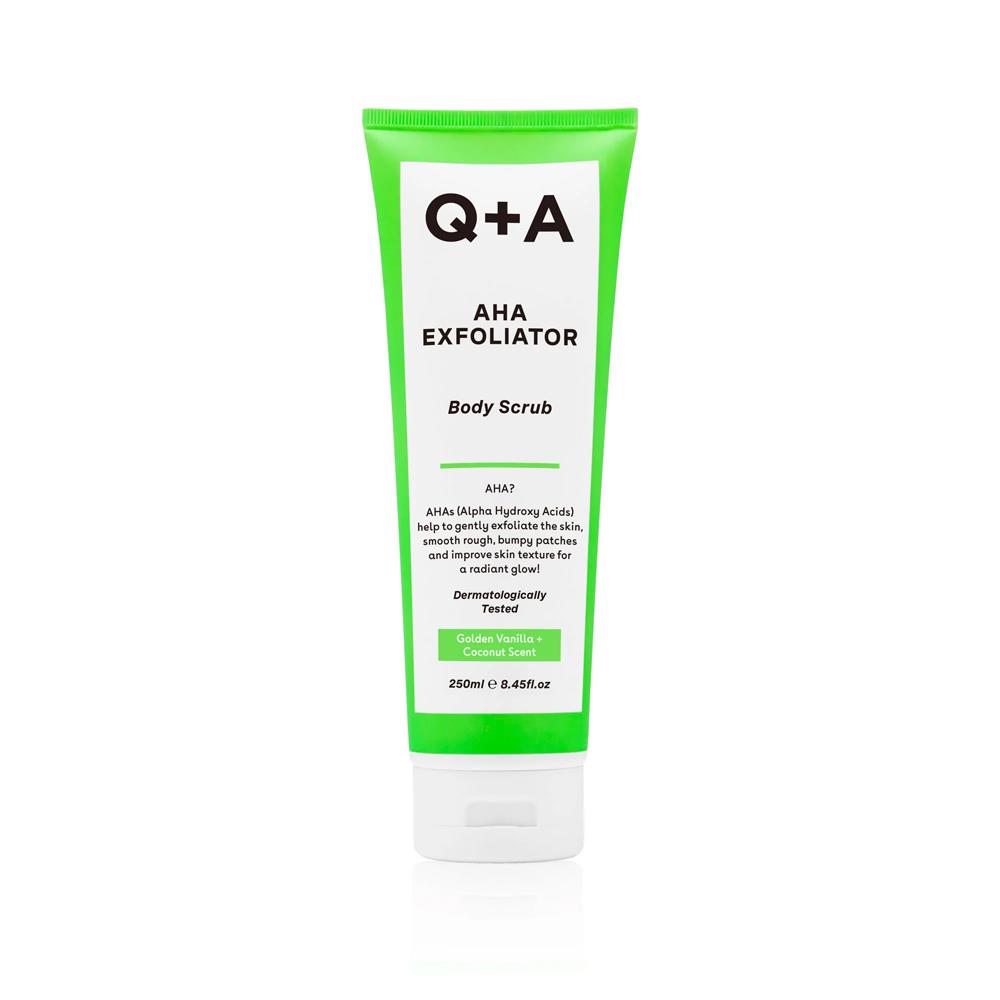Q+A AHA EXFOLIATOR BODY SCRUB 250ML CH Tralee Ireland