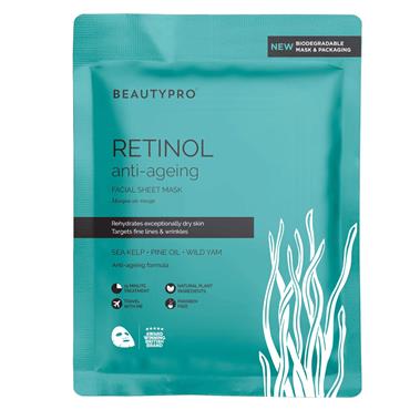 BEAUTYPRO RETINOL ANTI-AGEING FACIAL SHEET MASK