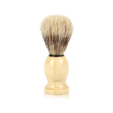 SHAVING BRUSH WOODEN HANDLE