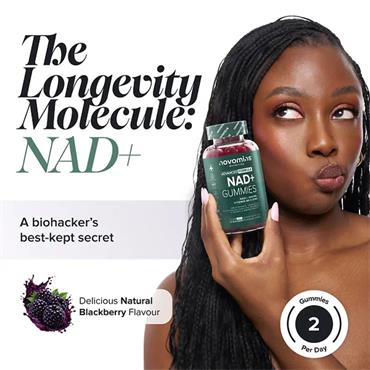 NOVOMINS NAD+ GUMMIES 60 BLACKBERRY GUMMIES