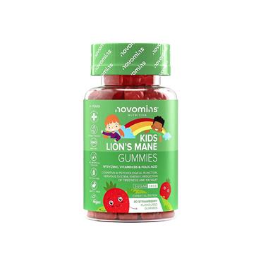 NOVOMINS KIDS LION MANE GUMMIES 30 STRAWBERRY GUMMIES