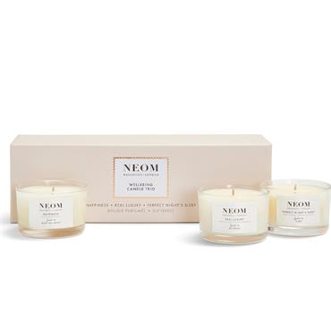 NEOM WELLBEING CANDLE TRIO SET
