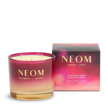 NEOM CHRISTMAS WISH 3 WICK CANDLE 420G