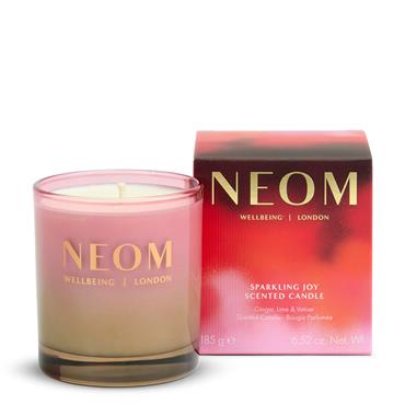 NEOM SPARKLING JOY 1 WICK CANDLE 185G