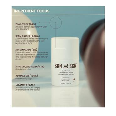 SKN2SKN GLOW & GO MOISTURISER SPF30 - DEEP TINT