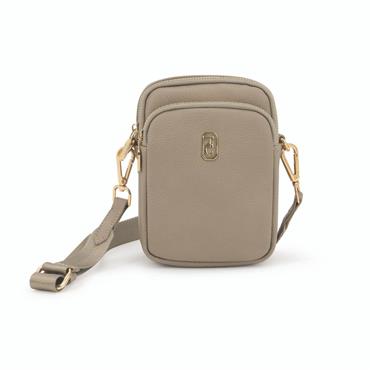 NAPLES MINI CROSS BODY BAG GREIGE
