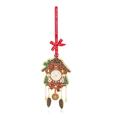 SPARKLE CUCKOO CLOCK DECORATION