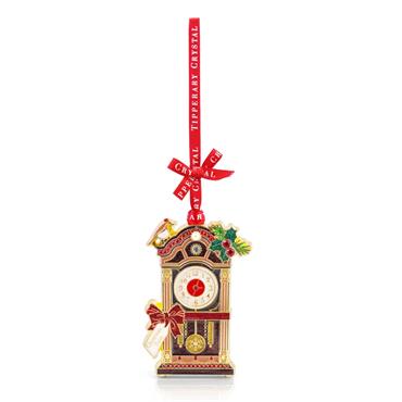 SPARKLE GRANDFATHER CLOCK DECORATION