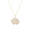 CORAL PENDANT GOLD
