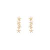 STARFISH DROP GOLD EARRINGS