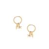 PEARL SHELL STARFISH EARRINGS GOLD