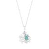TURTLE CORAL PEARL SILVER PENDANT