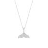 UNDER THE SEA PAVE WHALE TAIL PENDANT
