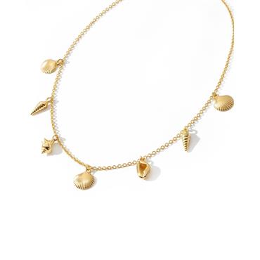 SHELL GOLD NECKLACE