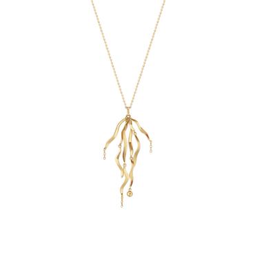 SEAWEED PENDANT GOLD