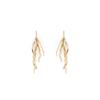 SEAWEED EARRINGS GOLD