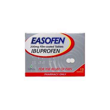 EASOFEN IBUPROFEN FILM-COATED 12S 200MG