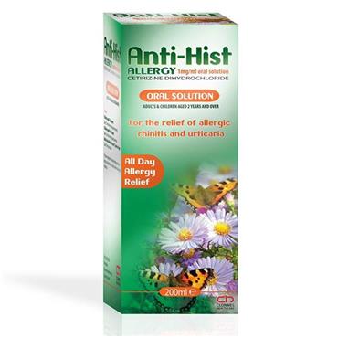 ANTI HIST ALLERGY ORAL SOLUTION 200ML