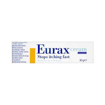 EURAX  STOPS ITCHING FAST CREAM 10% W/W 30G