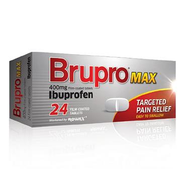 BRUPRO MAX 400MG IBUPROFEN 24 TABS