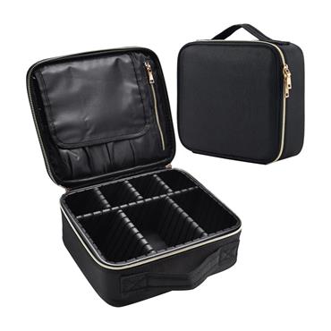 COSMETIC CASE SMALL BLACK 26 X 23 X 10CM