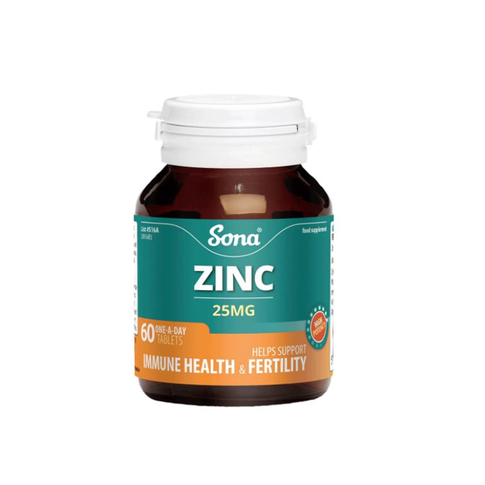 ZINC 25MG 60 1ADAY TABLETS CH Tralee Ireland