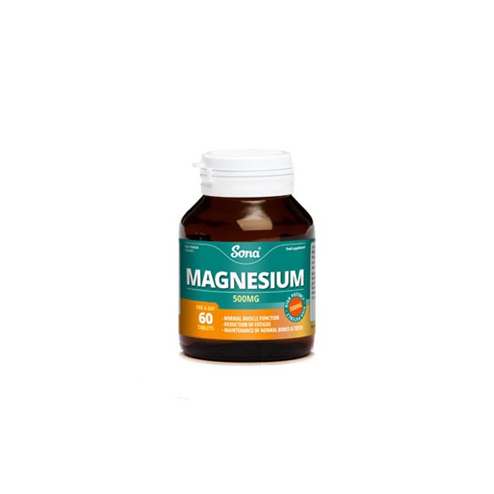 SONA MAGNESIUM OXIDE 500MG 60'S CH Tralee Ireland