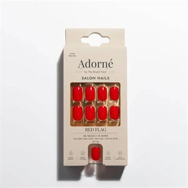 ADORNE SALON NAILS RED FLAG
