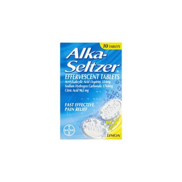 ALKA-SELTZER LEMON 10 TABLETS