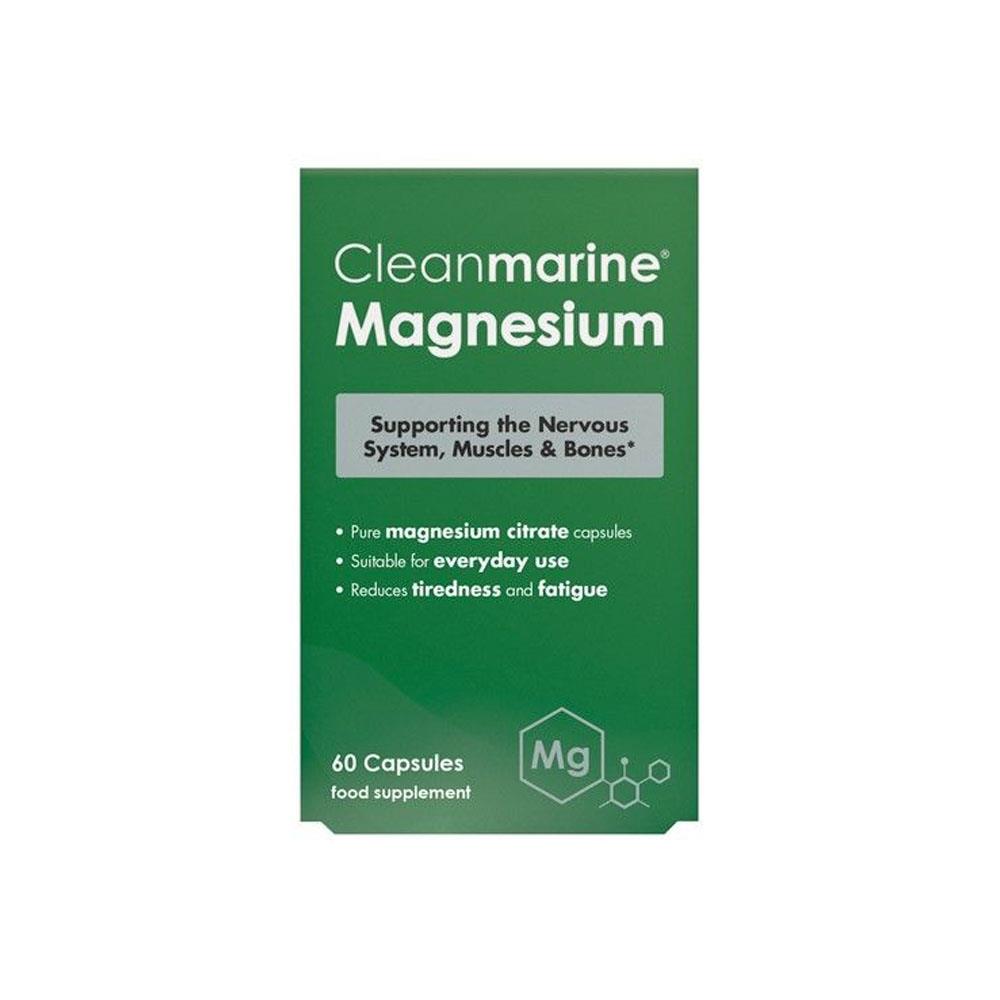 CLEAN MARINE MAGNESIUM CITRATE 60 CAPSULES CH Tralee Ireland